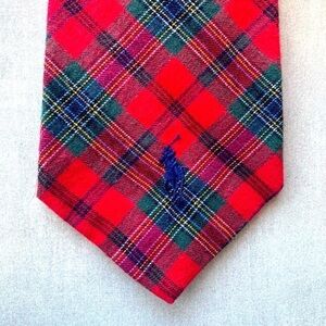 Polo Vintage Plaid Cotton Tie